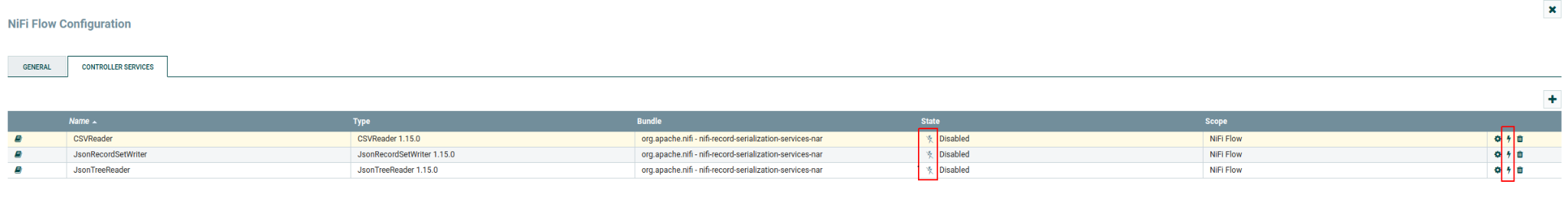 Enable controller services